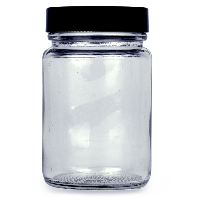 120ml Powder Glass Jar